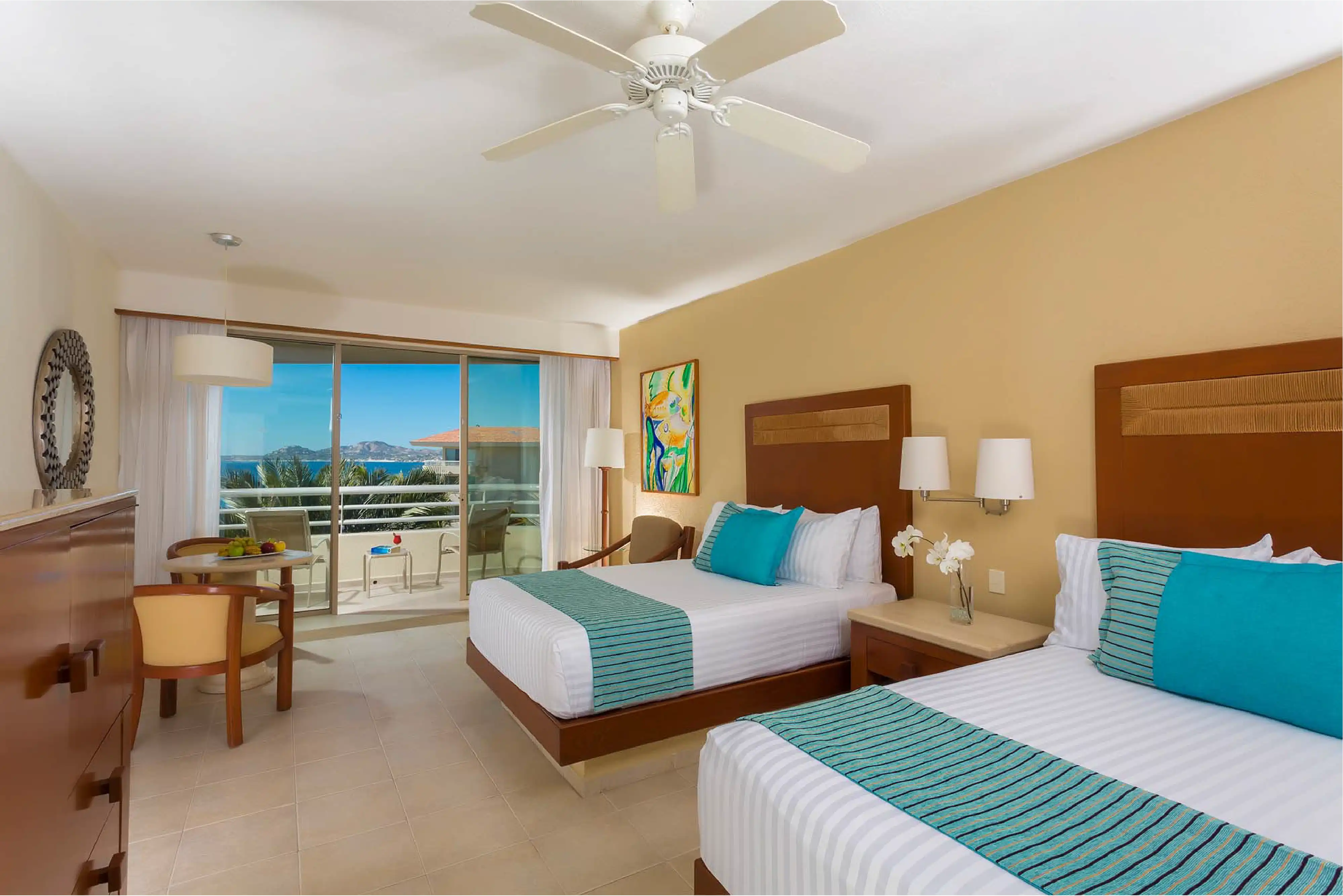 Habitación de lujo con vista a la laguna