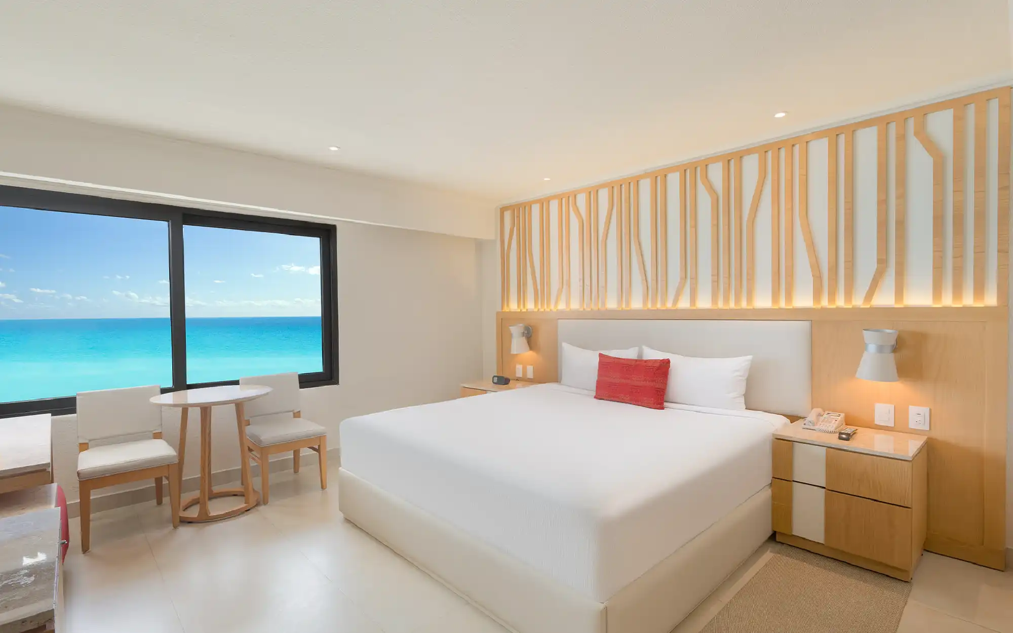 Habitación de lujo con vista a la laguna