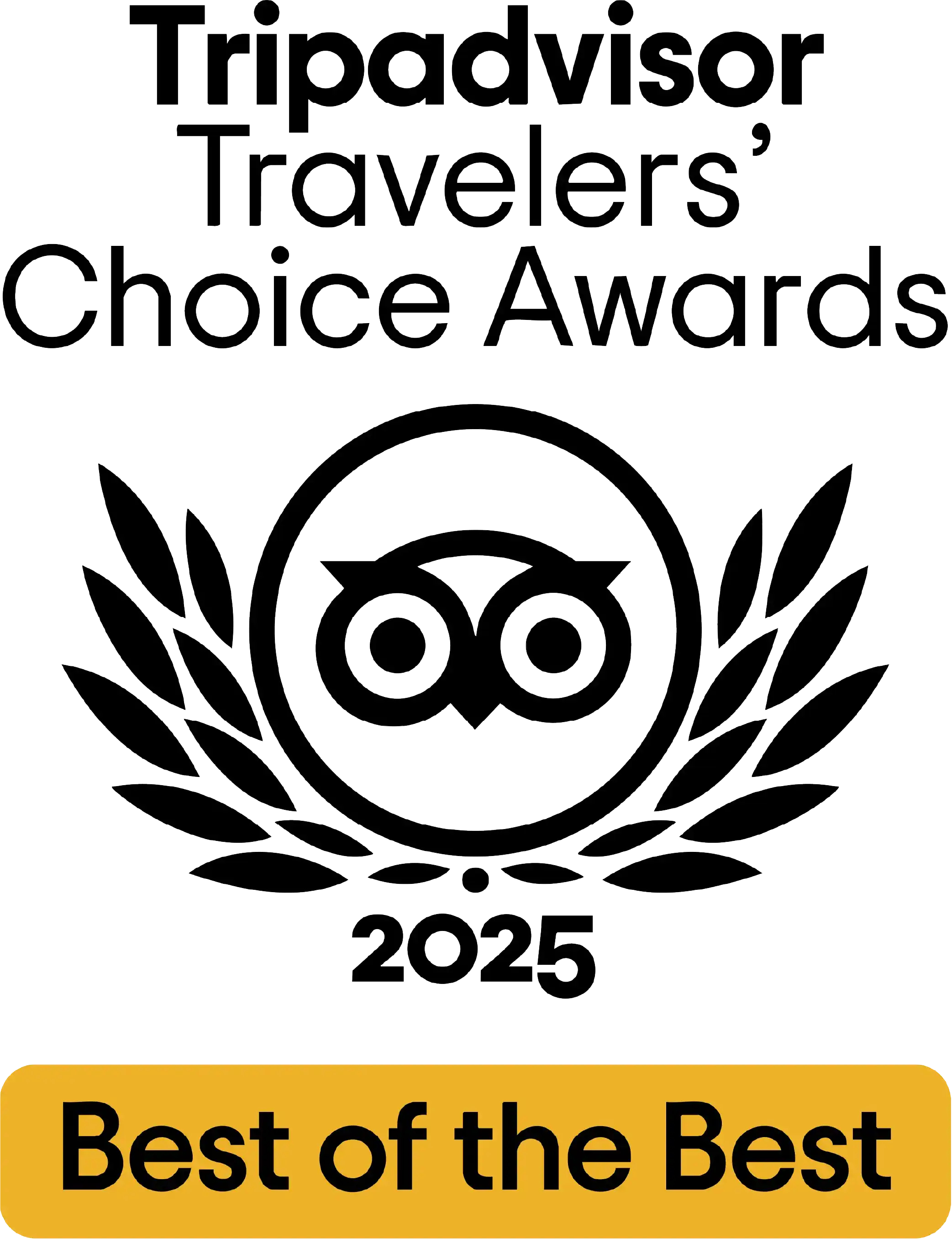 Tripadvisor Travelers Choice Award