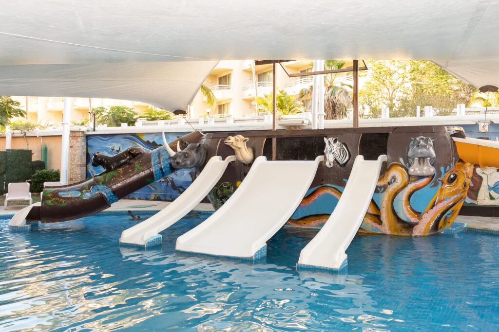 Miniclub hotel Royal Solaris Cabos tobogan all inclusive resort